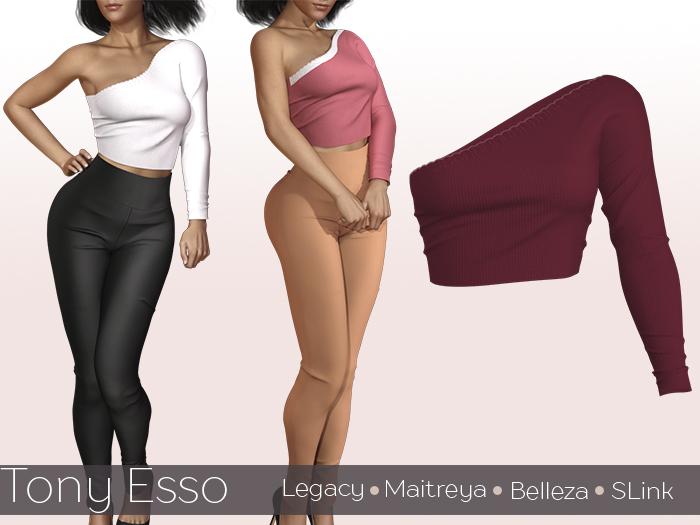 Tony Esso - Adele Top (DarkRed)