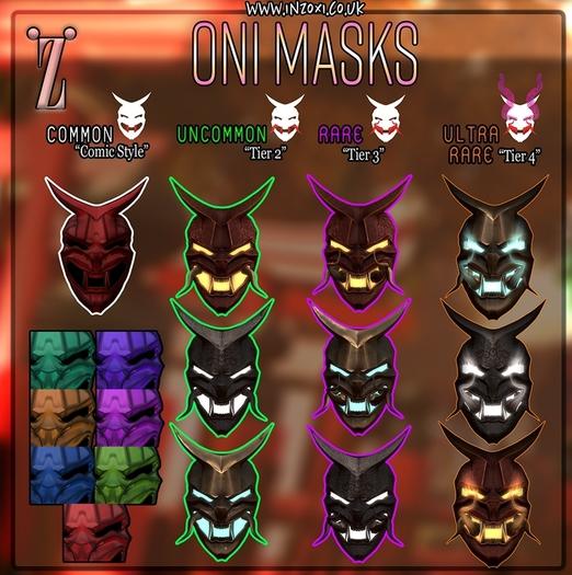 [inZoxi] - Oni Mask - Comic Pink Tier 1