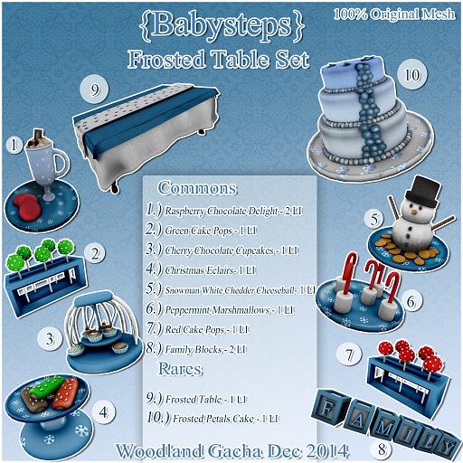 {Babysteps} Frosted Table RARE