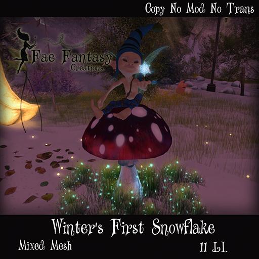 *(FFC)* Winter's First Snowflake  BOXED A