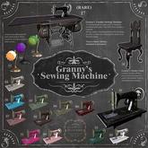 [02]{MB} Ringer Sewing Machine (English Walnut)