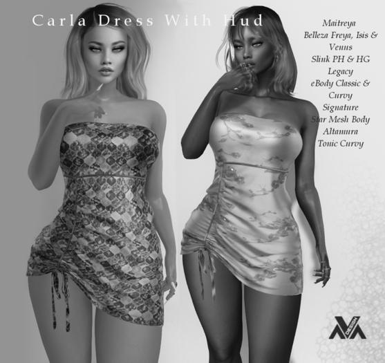 Carla Dress With Hud Demo