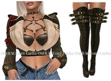 Criminal Police Jacket & Boots Set (Khaki) - Maitreya