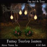 *(FFC)* Fantasy Teardrop Lantern - Yellow    BOXED A