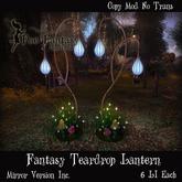 *(FFC)* Fantasy Teardrop Lantern - Blue    BOXED A
