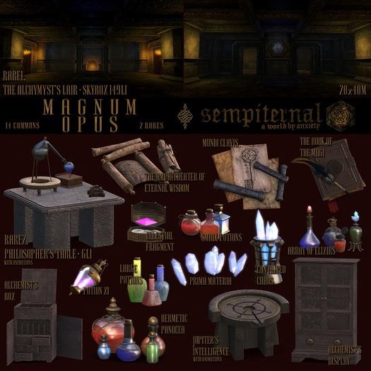 + SEMPITERNAL [Magnum Opus] Alchemist's Display