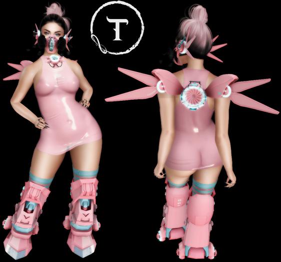 5 Piece - Tentacio Robotic Future *Pink* Set - Maitreya