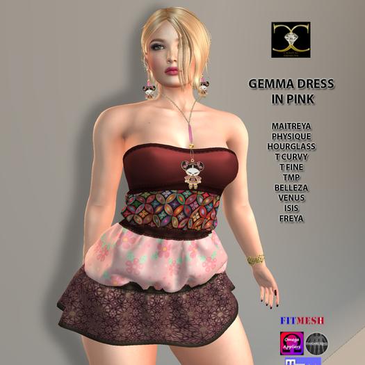 GEMMA DRESS PINK
