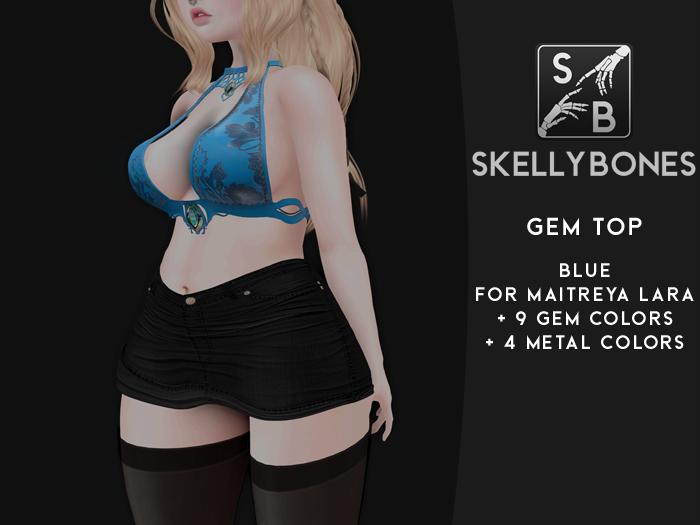 Skellybones -- Gem Top - Blue Box