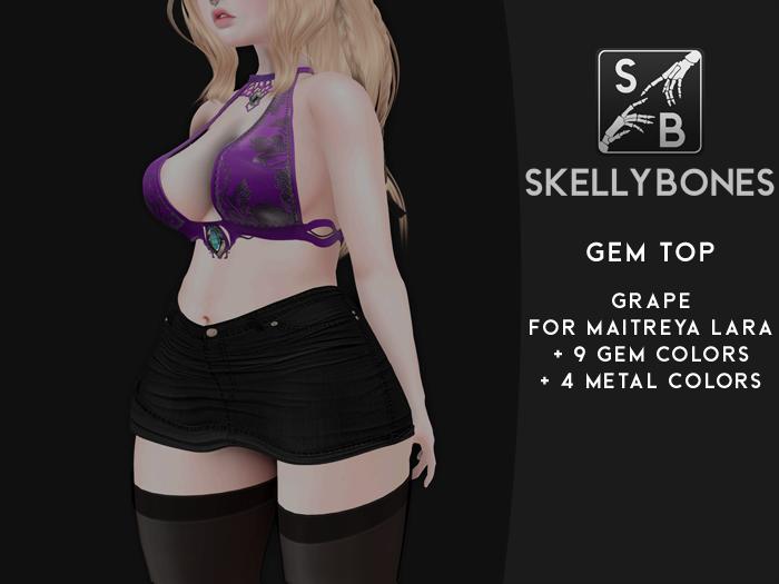 Skellybones -- Gem Top - Grape Box
