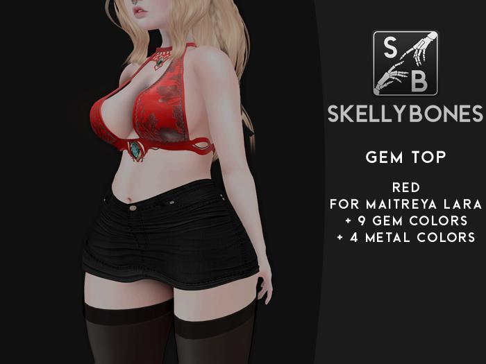 Skellybones -- Gem Top - Red Box
