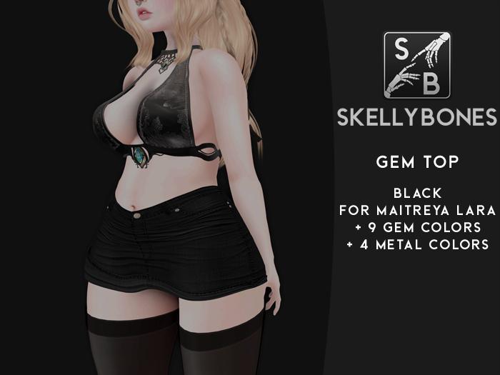 Skellybones -- Gem Top - Black Box
