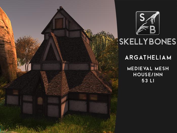 Skellybones -- Argatheliam - Medieval Mesh House/Inn box