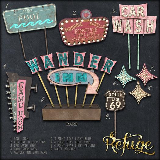 Refuge - 4 Point Star Light Pink