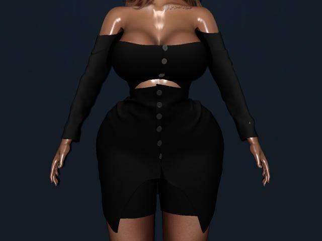 YENTEMENTS - BUTTON TOP & SKORT UMBER ADD