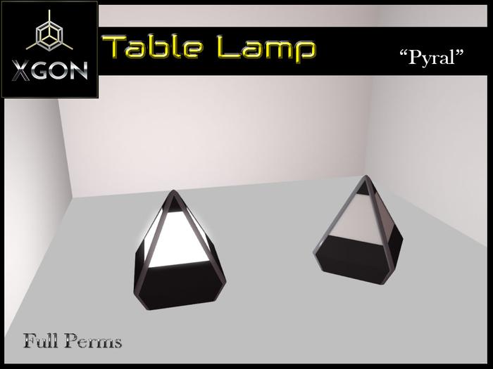 XGON - Table Lamp "Pyral" Full perms - Box