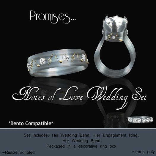 .:MDD:. Notes of Love Wedding Set *Boxed*
