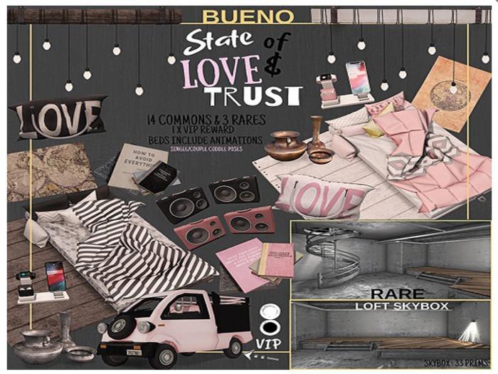 15. BUENO- Waiting Bed-Pink - RARE