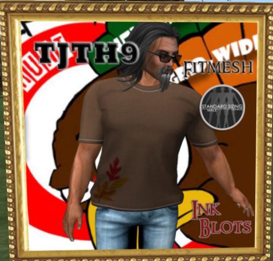 TJTH9 Ink Blots Mens Fall Shirt