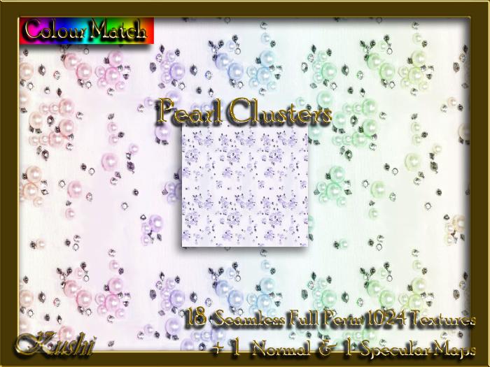 Pearl Clusters Textures