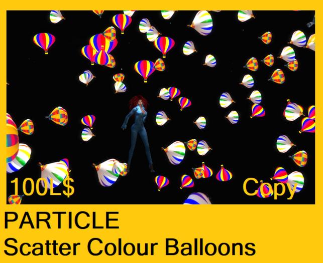 PARTICLE Scatter Colour Balloons#