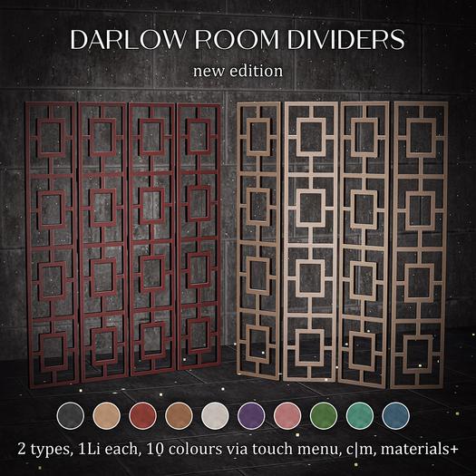 Raindale - Darlow room dividers