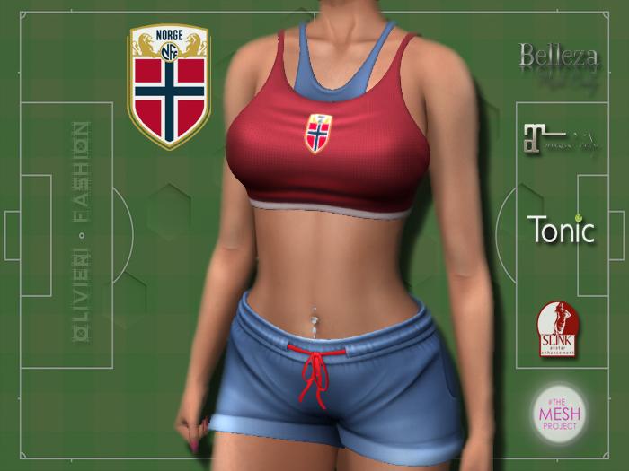 NORWAY - TANK TOP & SHORTS