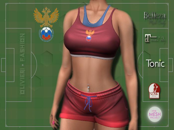 RUSSIA - TANK TOP & SHORTS