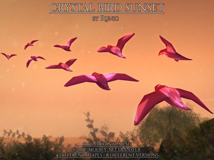 .: Runic :. Crystal Bird Sunset