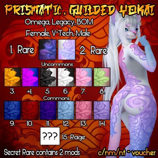 14. Prismatic. - Guilded Yokai - Lilac COMMON voucher
