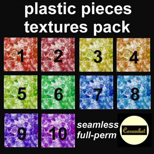 plastic pieces textures pack