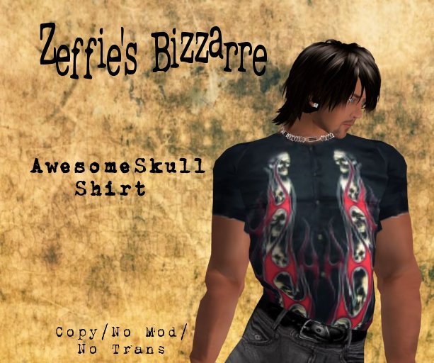 Zef's Awesome Skulls Shirt
