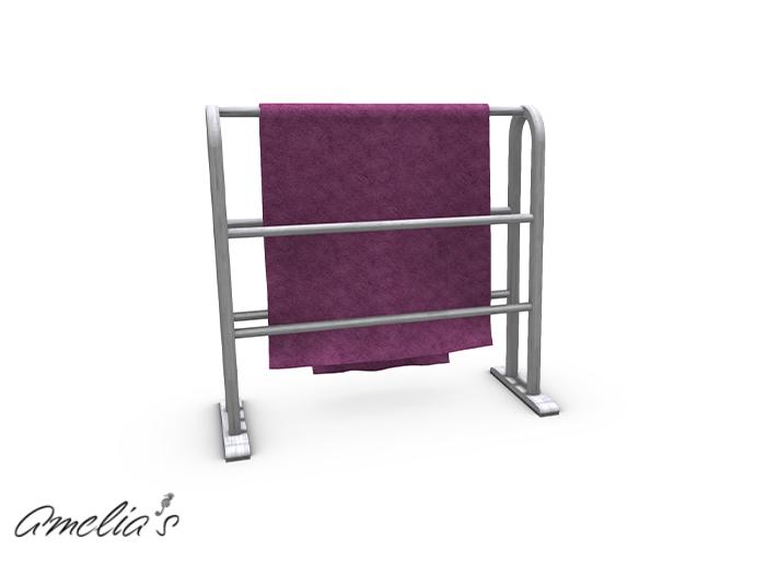 Amelia's Floor Towel Rack (White) Boxed