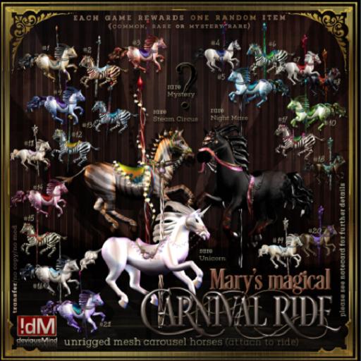 !dM deviousMind "CarnivalRide" **CELESTIAL** (BOX #22) RARE