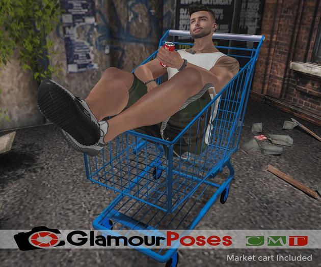 :: GR :: Pose - Male on Market Cart
