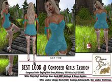 !CGF-*Mercy*Blue PolkaDot Dress Outfit