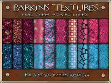 Parkins Textures - Foil A Set - 20x Full Perm Seamless 1024x1024 - Pattern, Decoration, Metallic, Wrapping, Egg, Easter