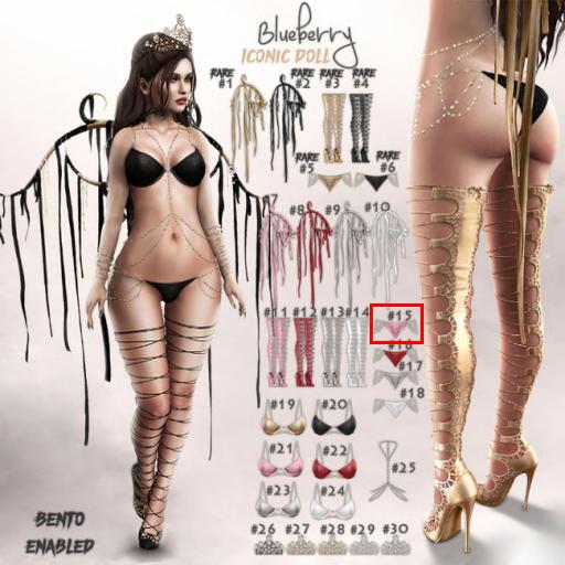 #15 Blueberry - Iconic Doll - Panties - Pixie- Maitreya