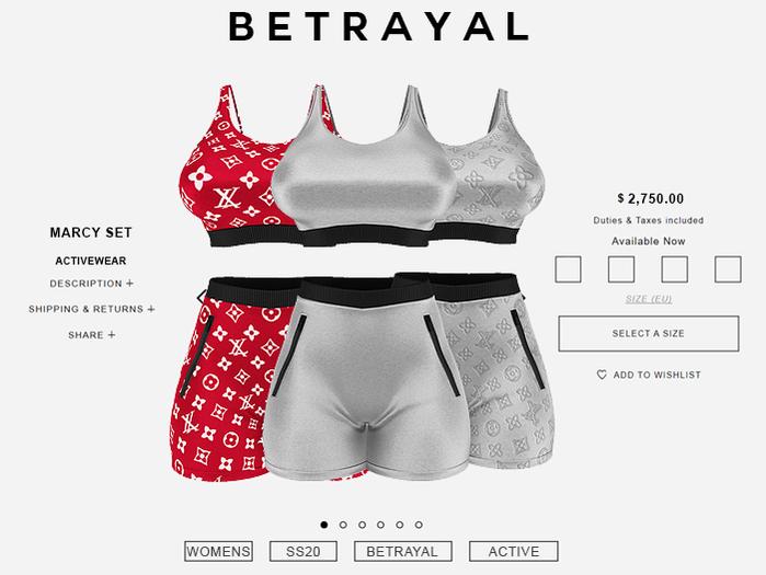 BETRAYAL. Marcy Set FATPACK