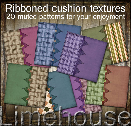 Ribboned cushion textures