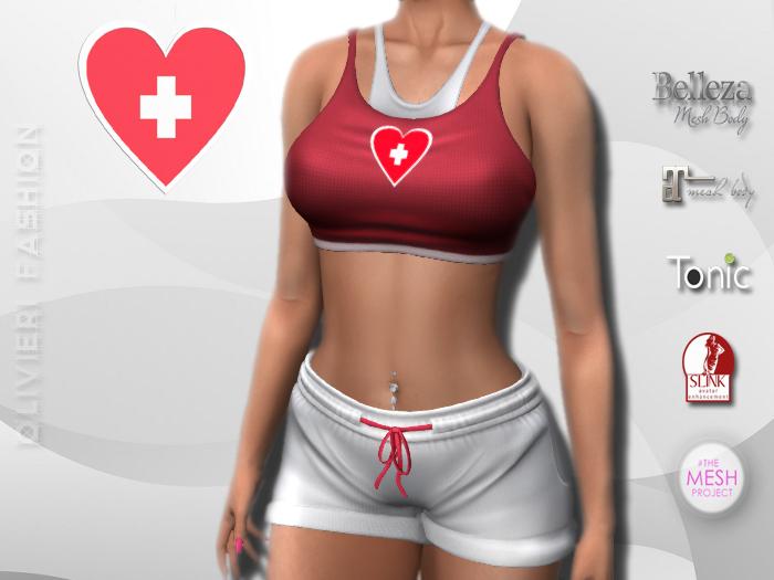 SWITZERLAND - TANK TOP & SHORTS - Heart