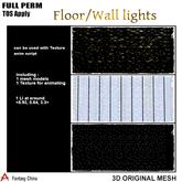 Full Perm Mesh Floor - Wall lights 