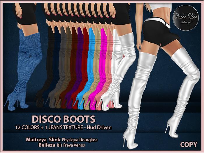 Dolce Cleo ::: Disco Boots - ADD ME