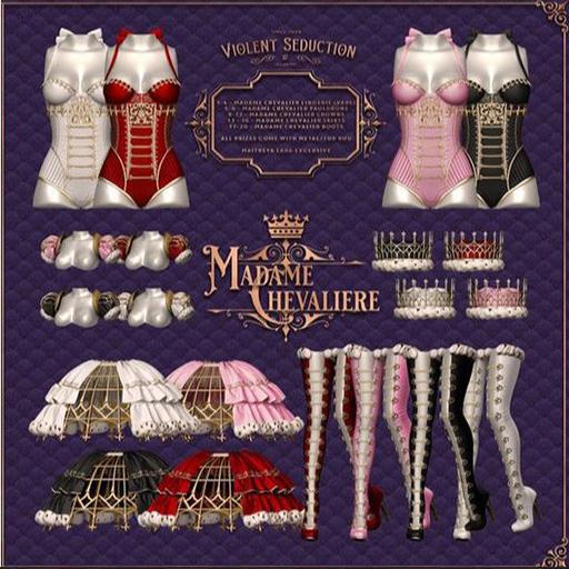 Violent Seduction - Madame Chevaliere Crown (Pink)