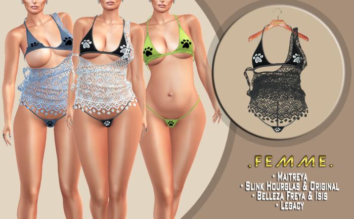 [FM] UNDRESS ME 86 BLACK *ADD/WEAR ME*