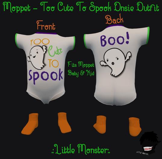 Moppet - Too Cute To Spook Onsie Outfit - Boxed