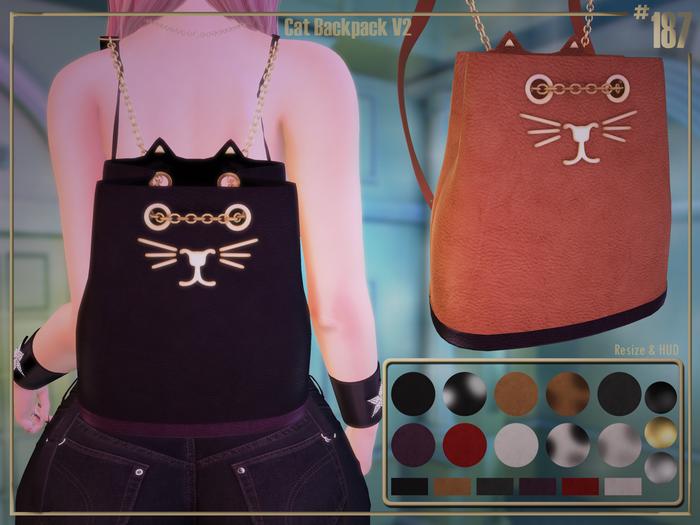 #187# Cat Backpack V2