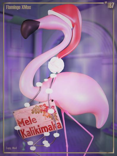 #187# Flamingo XMas