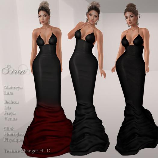 .:FlowerDreams:.Siren Gown - blacks