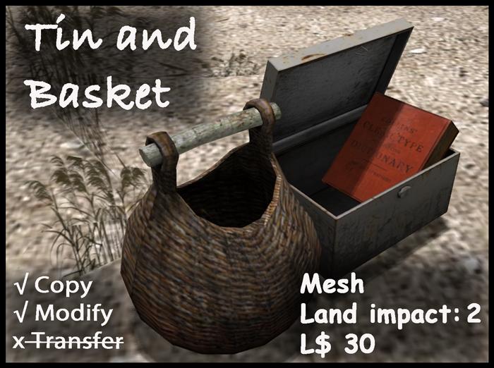 Old Tin and Basket